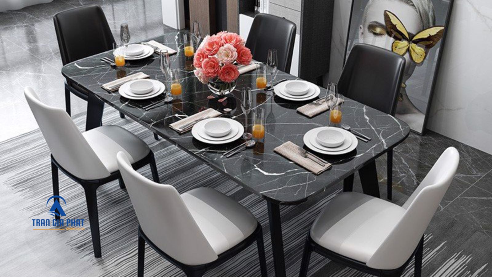 Giới thiệu về bàn ăn đá hoa cương cao cấp