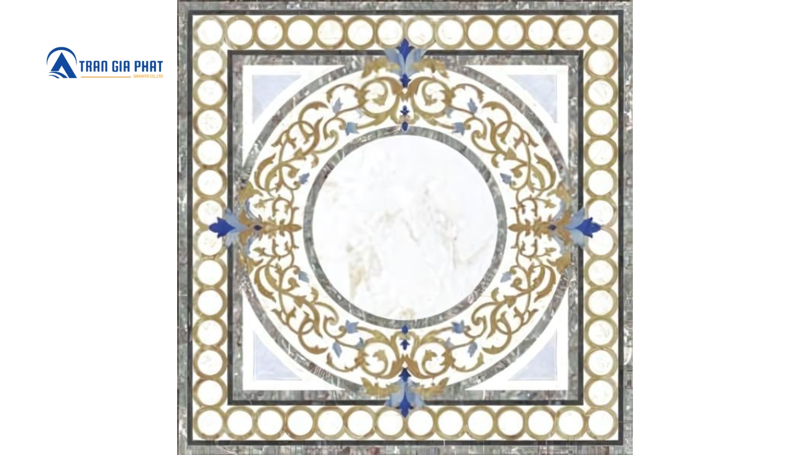 Mẫu đá màu bạc với họa tiết góc cạnh