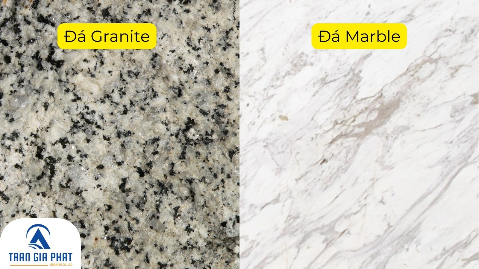 So sánh đá Granite và đá Marble