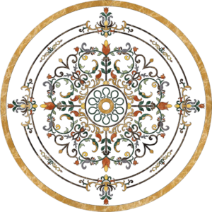 Đá Hoa Văn Tròn Cao Cấp C002