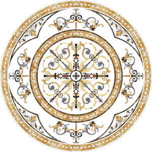 Đá Hoa Văn Tròn Cao Cấp C007