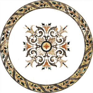 Đá Hoa Văn Tròn Cao Cấp S014