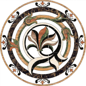 Đá Hoa Văn Tròn Cao Cấp S018