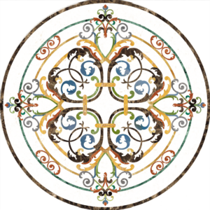 Đá Hoa Văn Tròn Cao Cấp S024