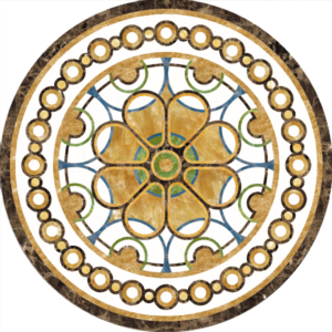 Đá Hoa Văn Tròn Cao Cấp S025