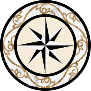 Đá Hoa Văn Tròn Hiện Đại S046