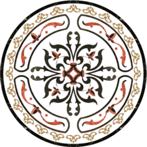 Đá Hoa Văn Tròn Hiện Đại S048