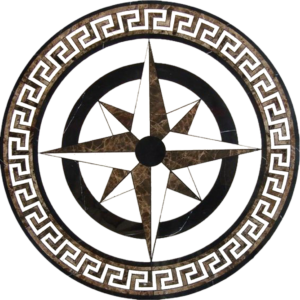 Đá Hoa Văn Tròn Hiện Đại S049