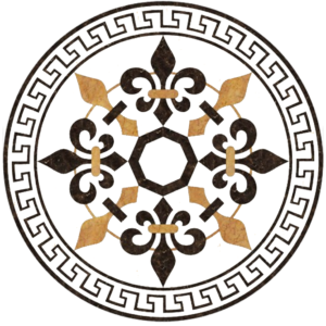 Đá Hoa Văn Tròn Hiện Đại S050