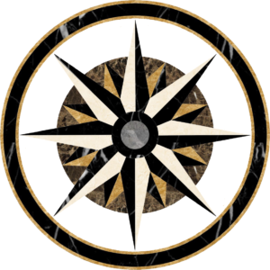 Đá Hoa Văn Tròn Hiện Đại S052