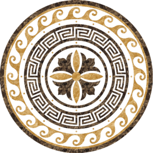 Đá Hoa Văn Tròn Hiện Đại S053