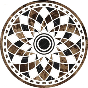 Đá Hoa Văn Tròn Hiện Đại S054