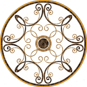 Đá Hoa Văn Tròn Hiện Đại S055