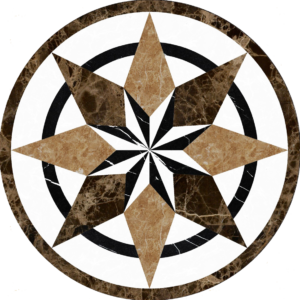 Đá Hoa Văn Tròn Hiện Đại S057