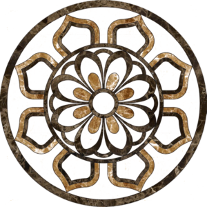 Đá Hoa Văn Tròn Hiện Đại S058