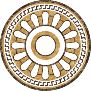 Đá Hoa Văn Tròn Hiện Đại S060