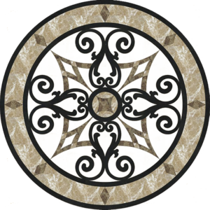 Đá Hoa Văn Tròn Hiện Đại S061