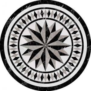 Đá Hoa Văn Tròn Hiện Đại S063