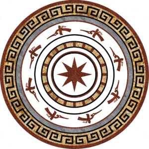 Đá Hoa Văn Trống Đồng C065