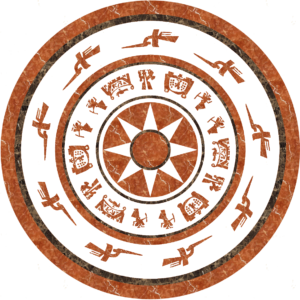 Đá Hoa Văn Trống Đồng C066