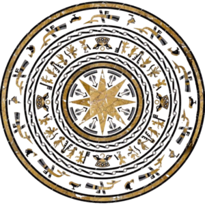 Đá Hoa Văn Trống Đồng C068