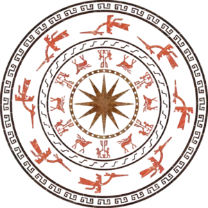 Đá Hoa Văn Trống Đồng C069