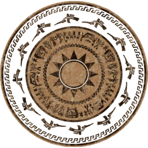 Đá Hoa Văn Trống Đồng C072