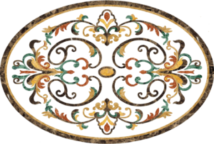 Đá Hoa Văn Bầu Dục EL01