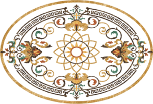 Đá Hoa Văn Bầu Dục EL02