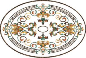 Đá Hoa Văn Bầu Dục EL03