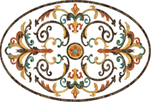 Đá Hoa Văn Bầu Dục EL05