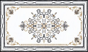 Đá Hoa Văn Chữ Nhật Hiện Đại R036