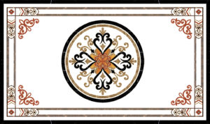 Đá Hoa Văn Chữ Nhật Hiện Đại R037