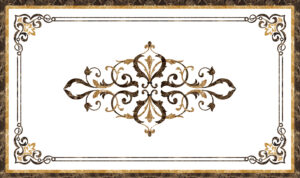 Đá Hoa Văn Chữ Nhật Hiện Đại R042