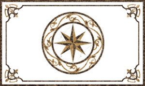 Đá Hoa Văn Chữ Nhật Hiện Đại R043