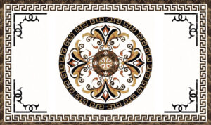 Đá Hoa Văn Chữ Nhật Hiện Đại R045