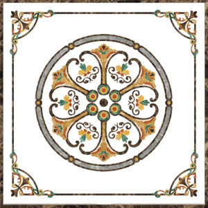 Đá Hoa Văn Vuông Cổ Điển S028