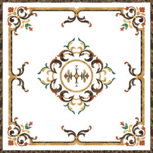 Đá Hoa Văn Vuông Cổ Điển S030