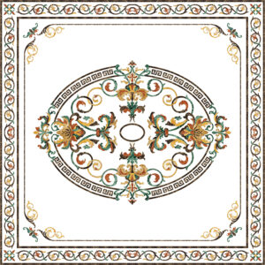 Đá Hoa Văn Vuông Cổ Điển S033