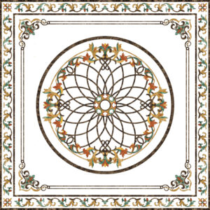 Đá Hoa Văn Vuông Cổ Điển S034