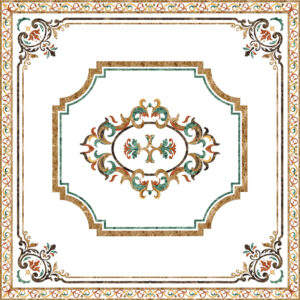 Đá Hoa Văn Vuông Cổ Điển S036