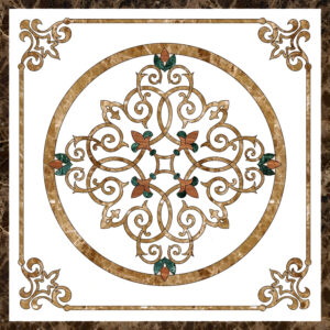 Đá Hoa Văn Vuông Cổ Điển S038