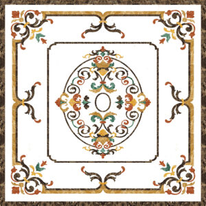 Đá Hoa Văn Vuông Cổ Điển S039