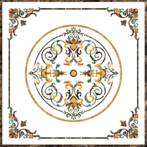 Đá Hoa Văn Vuông Cổ Điển S040