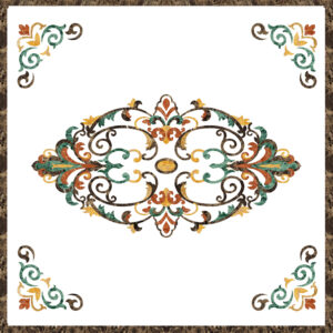 Đá Hoa Văn Vuông Cổ Điển S045