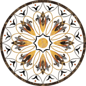 Đá Hoa Văn Tròn Cổ Điển S028