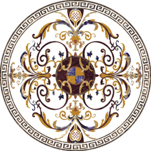 Đá Hoa Văn Tròn Cổ Điển S029