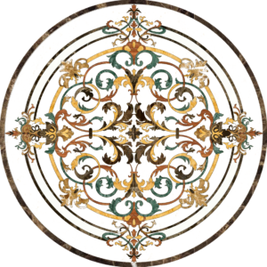 Đá Hoa Văn Tròn Cổ Điển S030