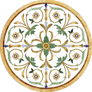 Đá Hoa Văn Tròn Cổ Điển S035