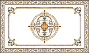 Đá Hoa Văn Chữ Nhật Cổ Điển R026